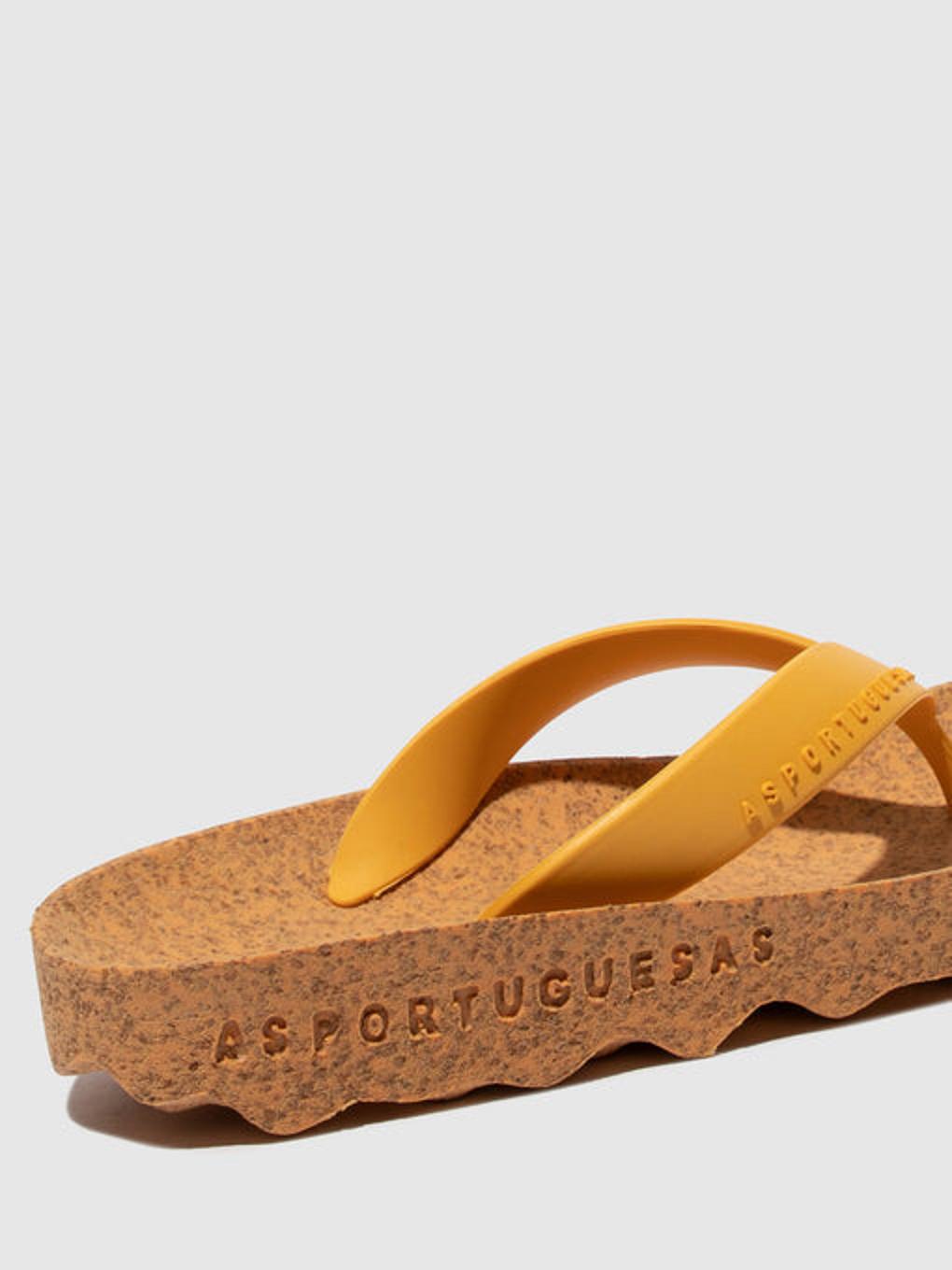 Asportuguesas Feel Varvastossut Yellow & Yellow Strap - Naisten Platform Varvastossut ASPP018365FI Keltainen